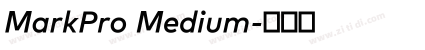 MarkPro Medium字体转换